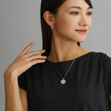 【日本製】幸運吊墜頸鍊 金幣融化幣 封蠟印設計 MLD002