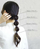 【日本製】矽膠髮圈 (5個入) 多種顔色 MUK001