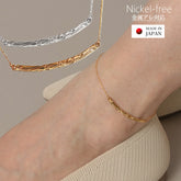 【日本製】夏威夷曲線滑珠腳環 MLD007