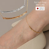 【日本製】夏威夷曲線滑珠腳環 MLD007