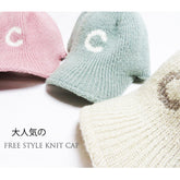 時尚針織報童帽 羊毛混紡針織 /黑色 STR024