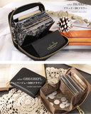 LIZDAYS 真皮迷你銀包 風琴式圓形拉鍊/附卡槽 /鮭魚粉紅色 STY002