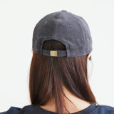 人氣商品 燈芯絨風格製作的微笑刺繡帽 黑色 STR007