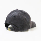 氣商品 燈芯絨風格製作的微笑刺繡帽 木炭色 STR008