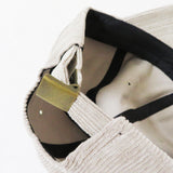 人氣商品 燈芯絨風格製作的微笑刺繡帽 黑色 STR007