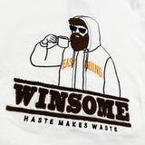 ★Proven 系列★ Beard Sagara 大刺繡衛衣 /白色 ZHB005