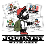 絨毛動物圖案衛衣[2025秋冬新品] /黑色 ZHB12