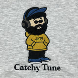 ★人氣角色★ OZZY 抓絨刺繡衛衣 [2025秋冬新品] /灰色 ZHB13