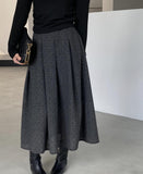 D's 長裙 褲款 高腰 A字裙 點點 韓風 2025秋季新款 SBY006