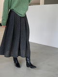 D's 長裙 褲款 高腰 A字裙 點點 韓風 2025秋季新款 SBY006