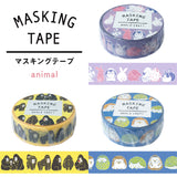 マスキングテープ/裝飾膠帶 15mm hedgehog/刺蝟 WLD11